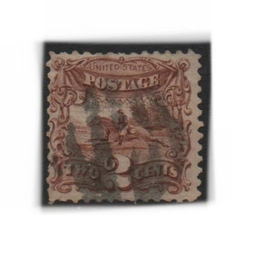 (x4) • 1869 USA Pictorial Issue Stamps #113-#114-#115-#117 ➤ SCV=$75.00 - Image 2 of 4