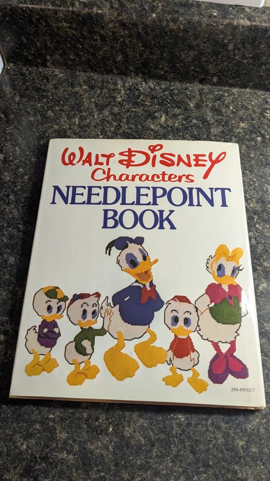 Walt Disney Characters Needlepoint Patterns 1976 Workbook Hardcover 1st Edition - Image 2 of 4