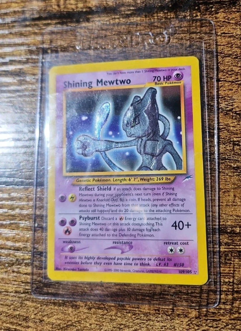 Mewtwo Pokémon TCG Neo Destiny Individual Collectible Card Game