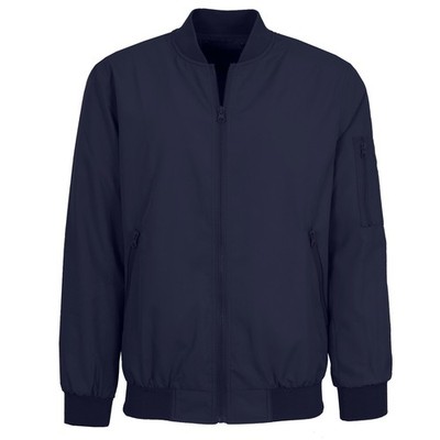 Mens Lightweight MA-1 Flight Jacket Bomber Warm Polyester Full Zip Coat NEW
