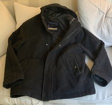 Vintage Henri Lloyd Duffle Style Coat.  Dark Grey XL VGC