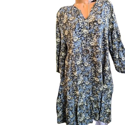 Janet & Joyce Kleid Tunika Tunikakleid Gr 48 bis 58 Damen (7264) Übergröße