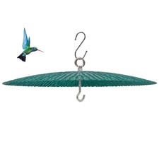 Bird Feeder Baffle Humming Bird Feeders Cover for Hanging,13 inch Metal S