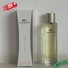 Lacoste Pour Femme Eau De Parfum spray For Women 3.0 oz New With Box
