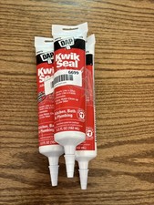   DAP Kwik Seal Kitchen and Bath Adhesive Caulk White 5.5 Oz NEW 3 Pack