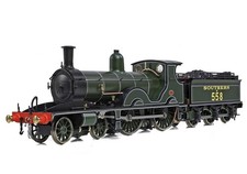 EFE Rail E85025 OO Gauge LSWR Adams T3 558 SR Lined Maunsell Green