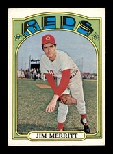 1972 Topps #738 Jim Merritt   VG/VGEX X3534466