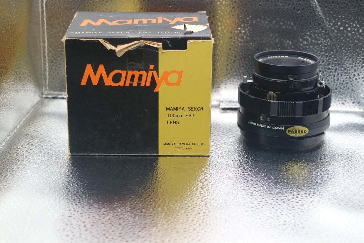 Mamiya f/3.5 Camera Lenses 100mm Focal for sale | eBay