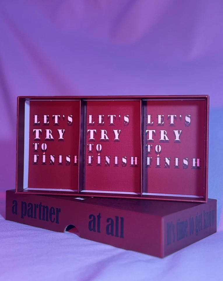 “Let’s Try To Finish” Adult Couple Game - Romantic Intimacy Board Game 18+ - Image 3 of 4