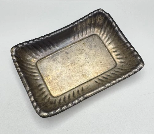Reed And Barton Sterling Silver 3"x2" Ribbed Nut / Candy Dish 20.4g