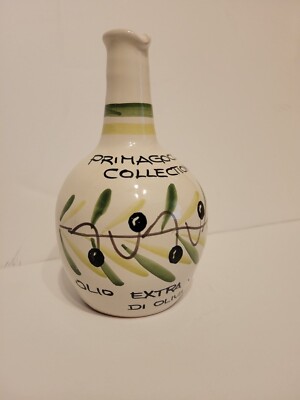 HANDCRAFTED Olio Extra Vergine di Oliva Pottery BOTTLE Made in Italy 