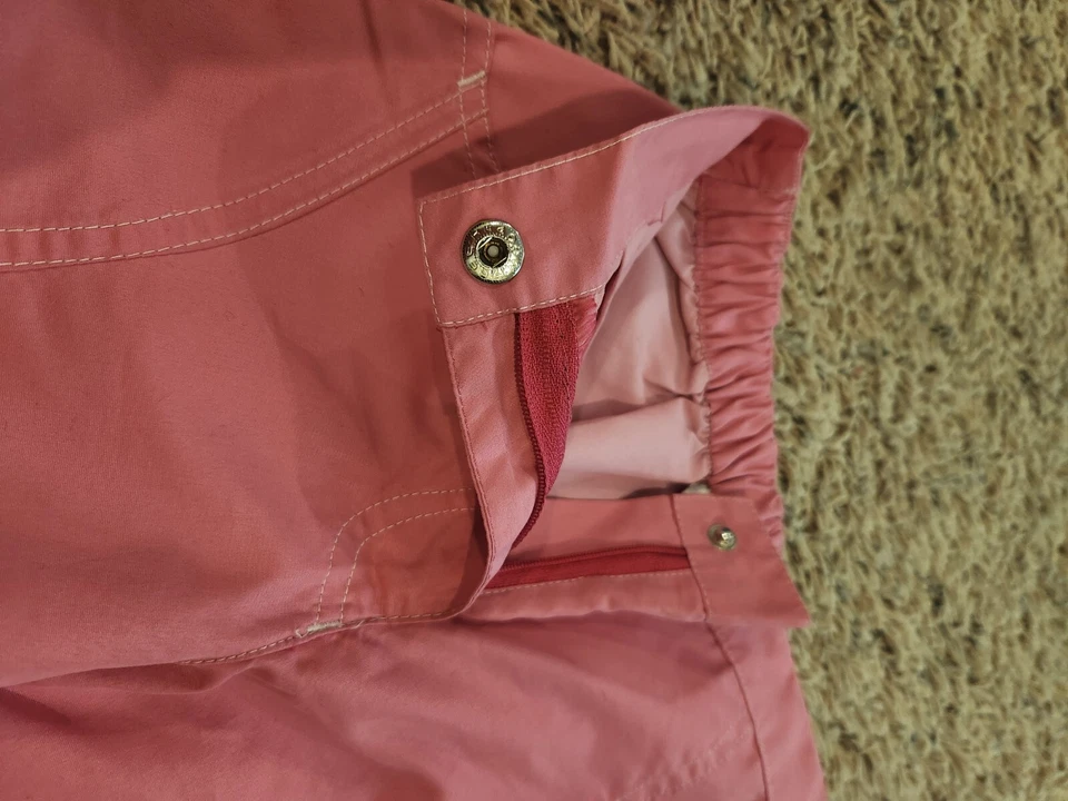 Pink Pants Girls Size 6 With Heart And Flower Pattern, Excellent Condition - Image 4 of 4