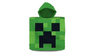 Minecraft Badeponcho Poncho Kapuze Kapuzenhandtuch Badeponcho Maße 60x120 cm
