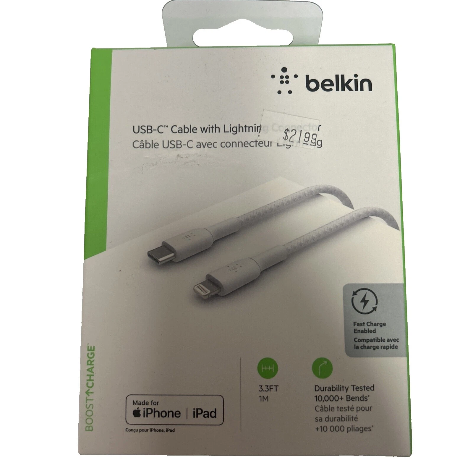 Los cables USB para Teléfono Celular Belkin Apple iPhone 4