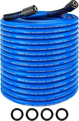 #ad #ad Pressure Washer Hose 50 FT X 1 4quot; Upgrade Kink Resistant Pro Flexible Electric $36.99
