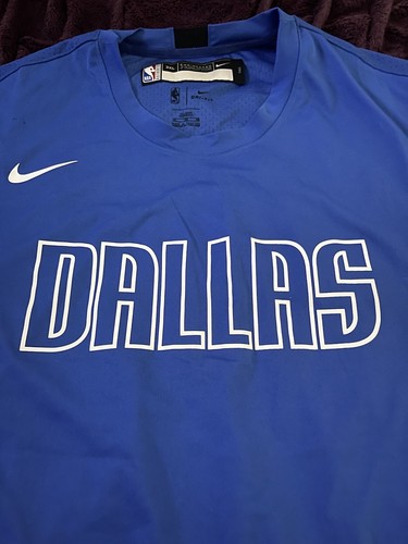 🔥Nike NBA Dallas Mavericks Warm Up Shooting Shirt Player Issued 3XLT AV0928-480 - Picture 2 of 9