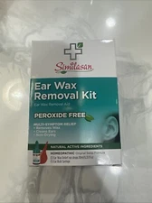 Similasan Peroxide Free Ear Wax Relief Removal Kit w/Bulb Syringe Exp 10/2027