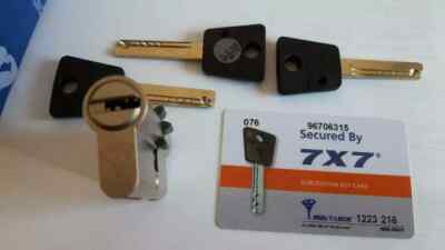 Mul-T-Lock 7X7 / Euro-Profilzylinder Mit Riemenscheibe