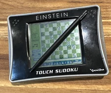 Einstein Touch Sudoku Electronic Handheld Game Puzzle With Stylus Instructions