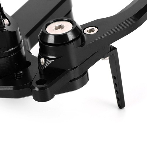 PEDANE ARRETRATE REGOLABILI ERGAL NERO per Kawasaki Ninja ZX-25R ZX25R 20-21 L3 - Foto 6 di 9