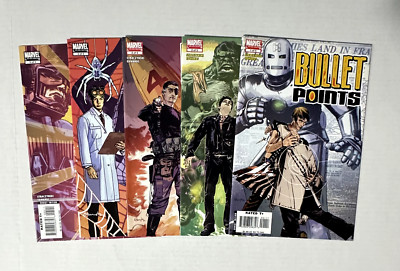 Marvel Comics: Bullet Points Vol. 1 (2007) #1-5 Complete Set