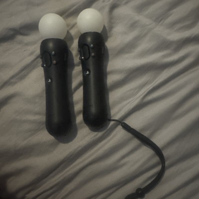 Sony PlayStation Move Motion Controller Set of 2 -Black VR (CECH-ZCM2U) PS4 ONLY