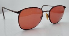 Vintage Marble Brown Oval Sunglasses Japan FRAMES ONLY