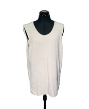 Cos T Shirt Uomo Media Bianca Maglia Senza Maniche Taglia M