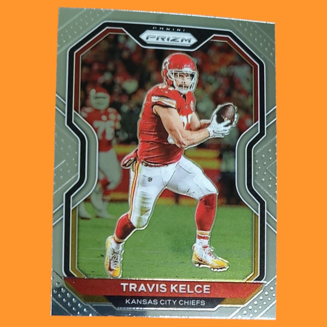 2020 Panini Silver Prizm Football Travis Kelce Kansas City Chiefs No. 122