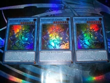 3x Illusion of Chaos 1st Edition Super Rare RA02-EN020 Yu-Gi-Oh!