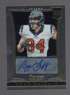 Ryan Griffin AUTOGRAPH RC Houston Texans 2013 Panini AUTO Football New York Jets