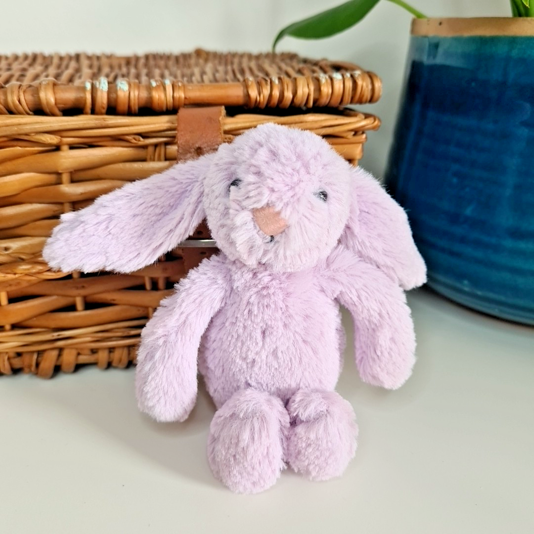 Jellycat Tiny Hyacinth Bashful Bunny - Baby Little Lilac Purple