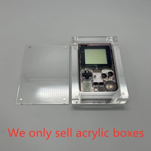 Acrylic Clear Magnetic Display Show Case For Nintendo GameBoy Pocket GBP Console - Picture 2 of 5