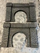 Noch , 2 Stone Walls And Tunnel  Arch, 17” X 12” Bruchsteinmauer   O Gauge Train