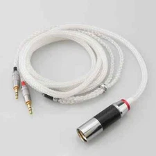 16cores Pure Silver Headphone Cable for Hifiman Sundara Ananda HE4XX HE560 HE350