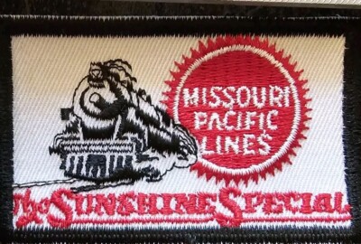 Vintage Missouri Pacific Lines Sunshine Special gestickter Aufnäher (Eisenbahn Zug)
