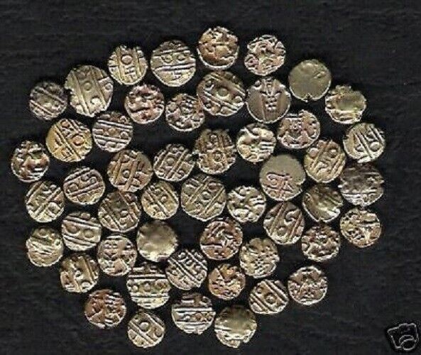 INDIAN STATE India 18th Century x 1 Pcs GOLD Fanam NARSHIMAN