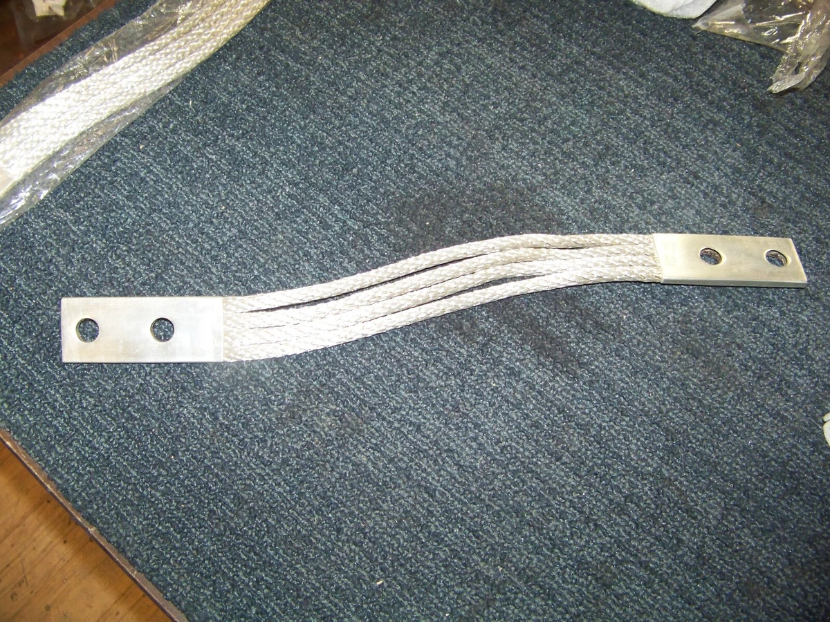 Nana 18 Copper Braided Wire Connector 1 12 Wide 12 Holes New | eBay