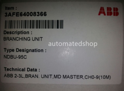 ABB frequency converter fiber optic distributor new NDBU-95C 3AFE64008366
