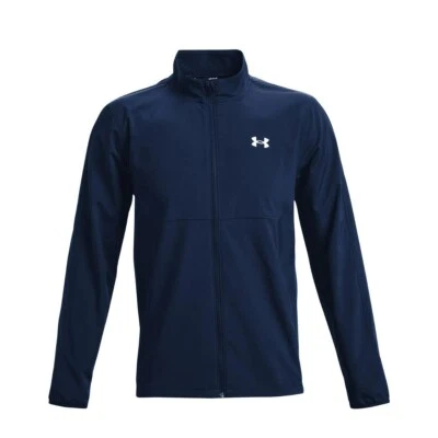 Under Armour Full Zip Herren Windstrike Top, Navy Blau, 3XL