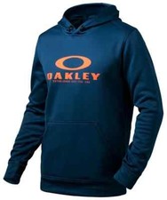 Oakley Mens 360 Hoodie Hooded Pullover Sweatshirt Fathom Blue Size Medium New