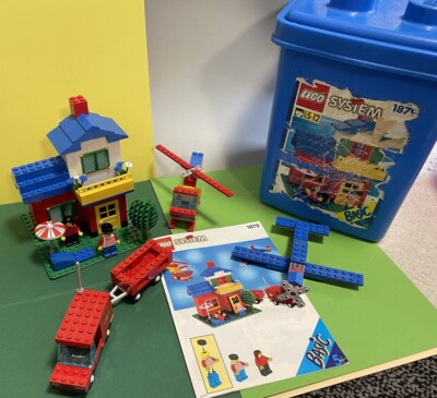 LEGO System  Basic Building Set 1879 Mit BA Und Eimer Tolles Steine Set