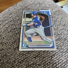 2024 Bowman Chrome Baseball Carson Roccaforte BCP-33 Kansas City Royals Prospect