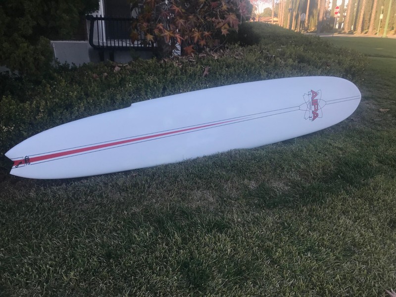 BEAUTIFUL 10'2" BEN AIPA BIG BROTHER STINGER ORIGINAL BOARDWORKS SURFBOARD