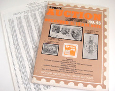 Wolffers Stamp Auction Catalog 1975 w Prices Realized Eklunds Double Gold Coll.