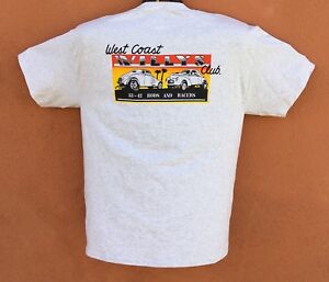 West Coast Willys Club Tee T-shirt Vintage Hot Rat Rod Gasser Willys Hemi Shirts