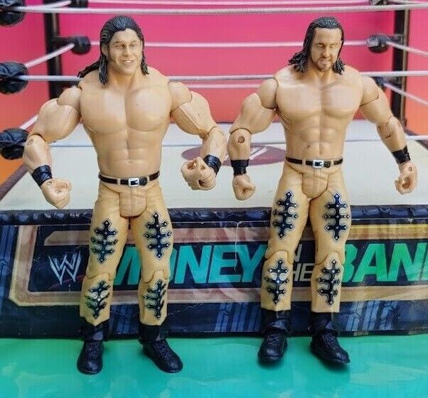 WWE MNM johnny nitro & joey mercury Jakks action figures WWE MNM johnny nitro & joey mercury Jakks action figures