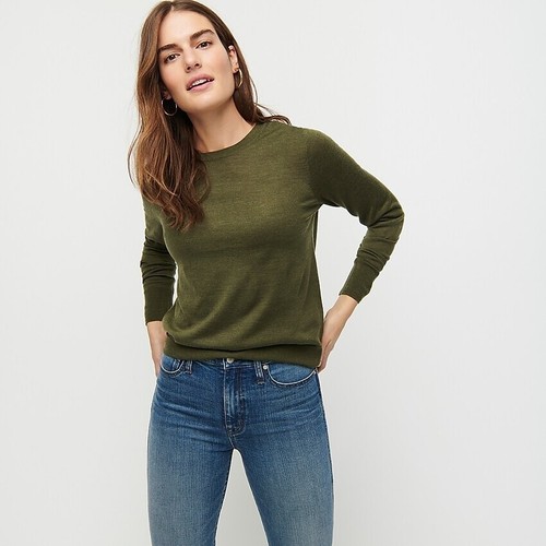 green Margot crewneck sweater AM146 