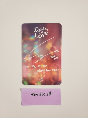 Twice Chaeyoung Taste Of Love Official Photocard PC KPOP USA | eBay