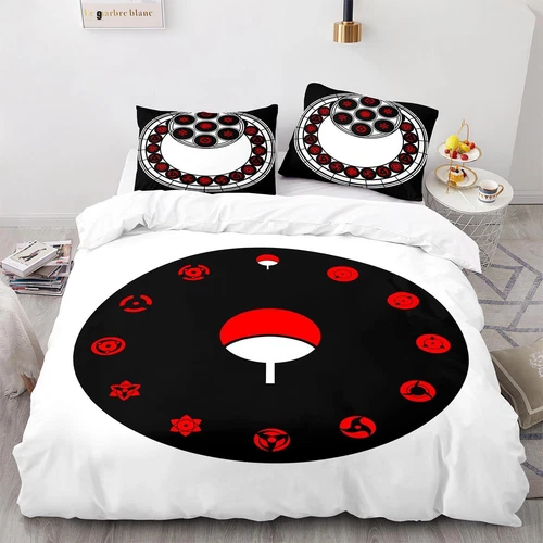 Juego de sábanas Manga Naruto funda de almohada 135x200 200x200 funda nórdica SO - Imagen 9 de 18